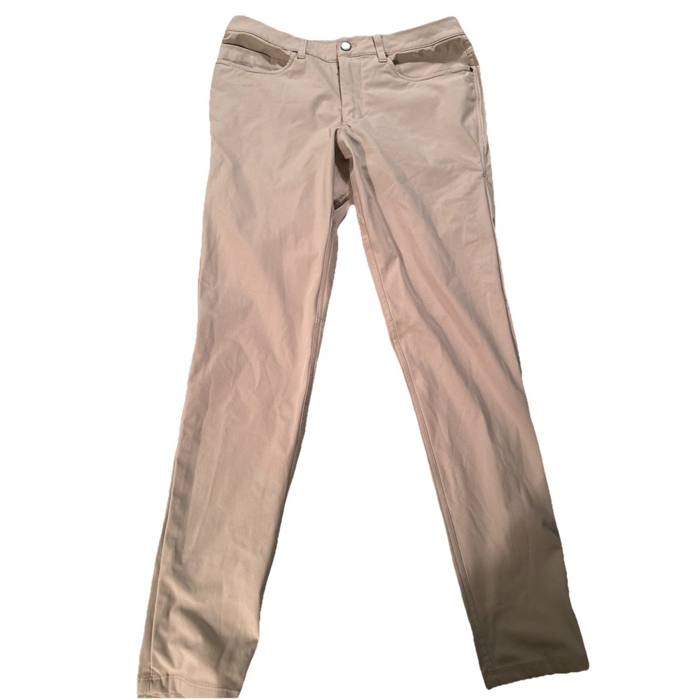 Lululemon ABC Pant Skinny Men's Size 31 W x 32 L Warpstreme 'Trench' Beige